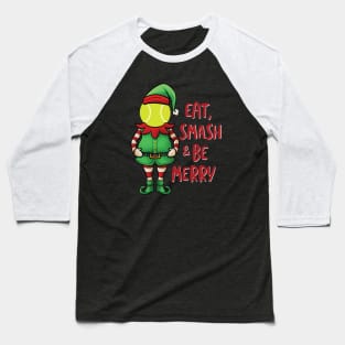 Padel Christmas Elf Baseball T-Shirt